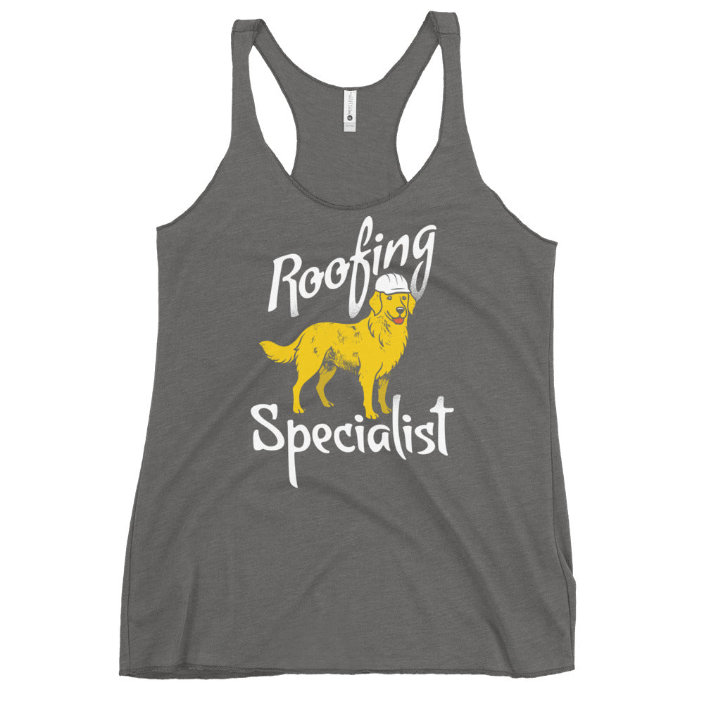 Roofing Specialist Women's Racerback Tank