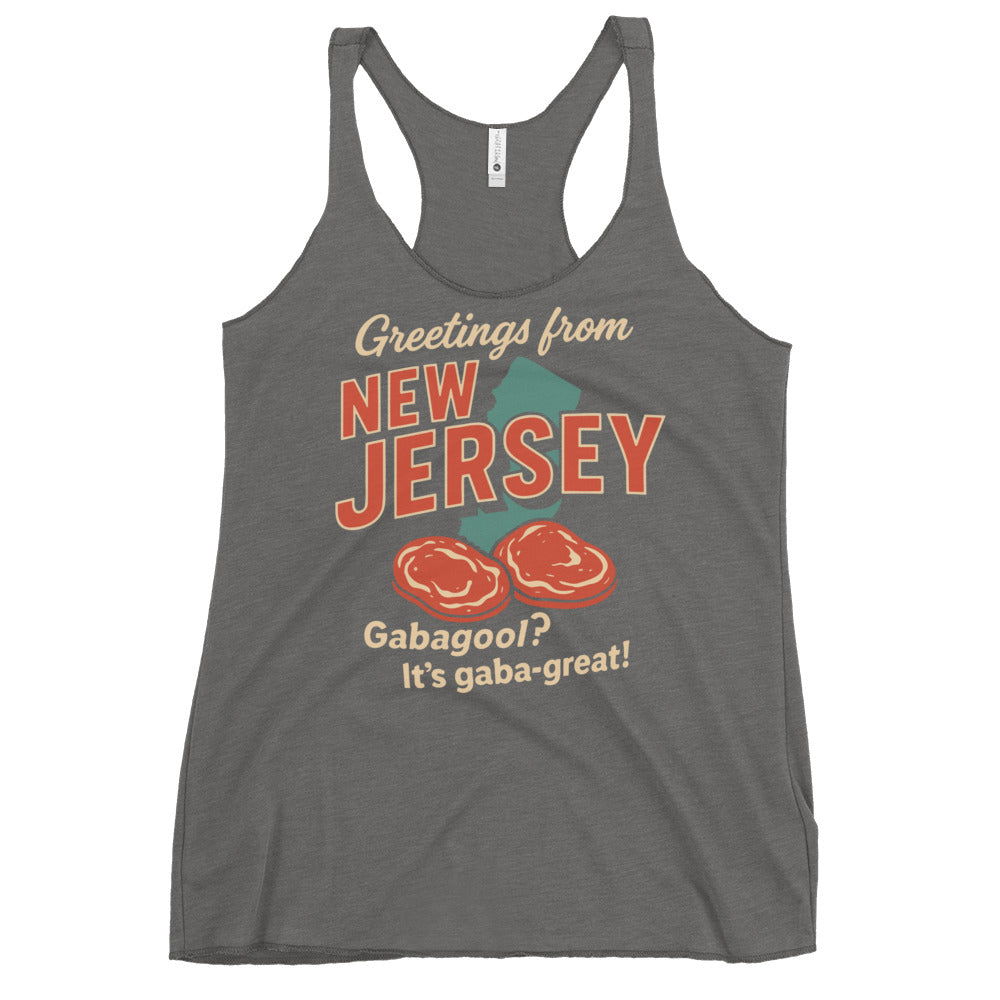 Greetings From New Jersey Women's Racerback Tank product image 5