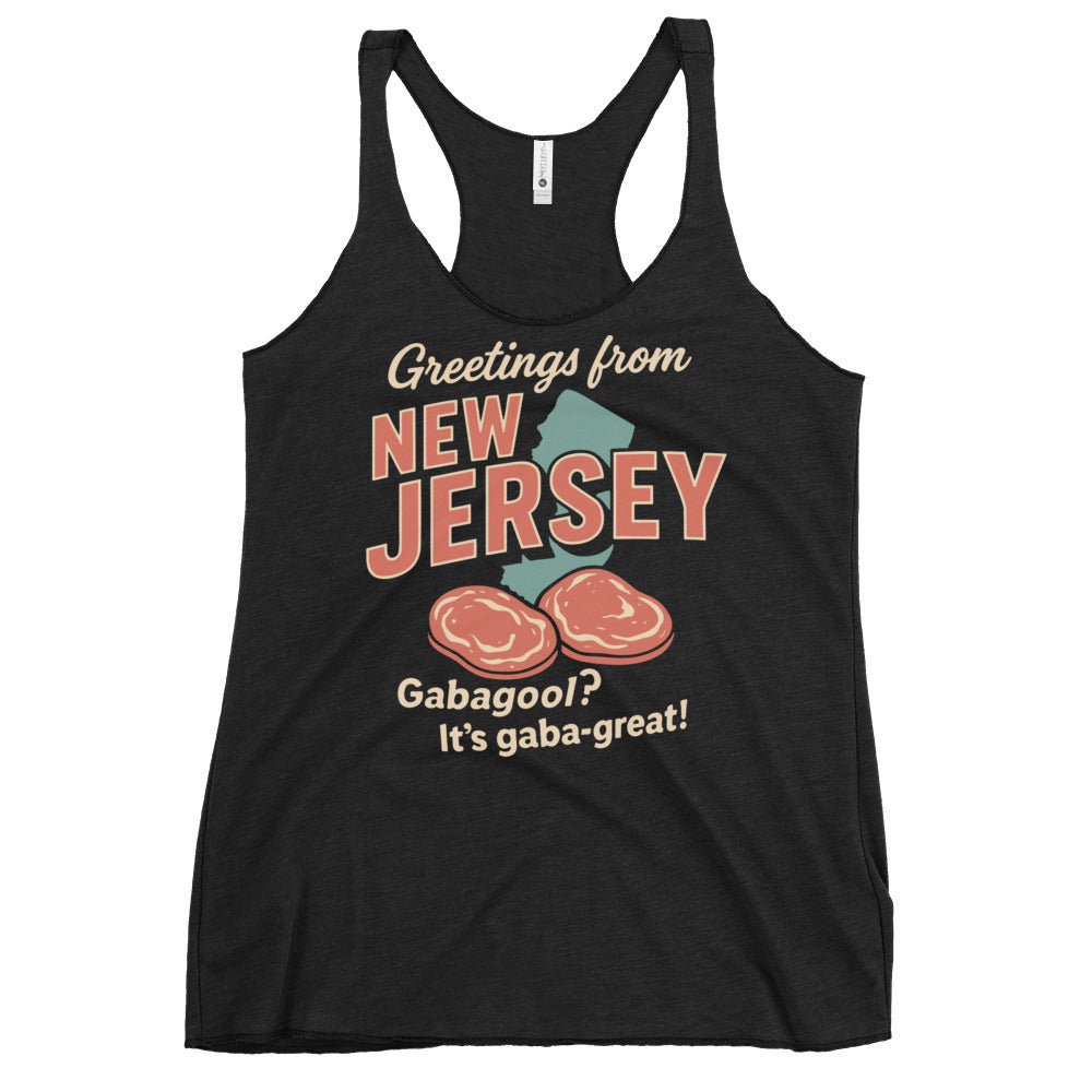 Greetings From New Jersey Women's Racerback Tank product image 2