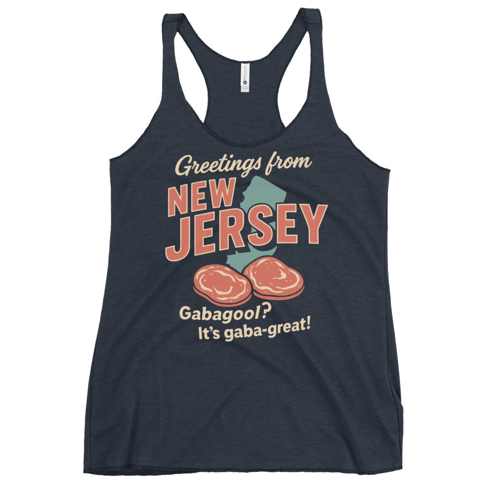 Greetings From New Jersey Women's Racerback Tank product image 1