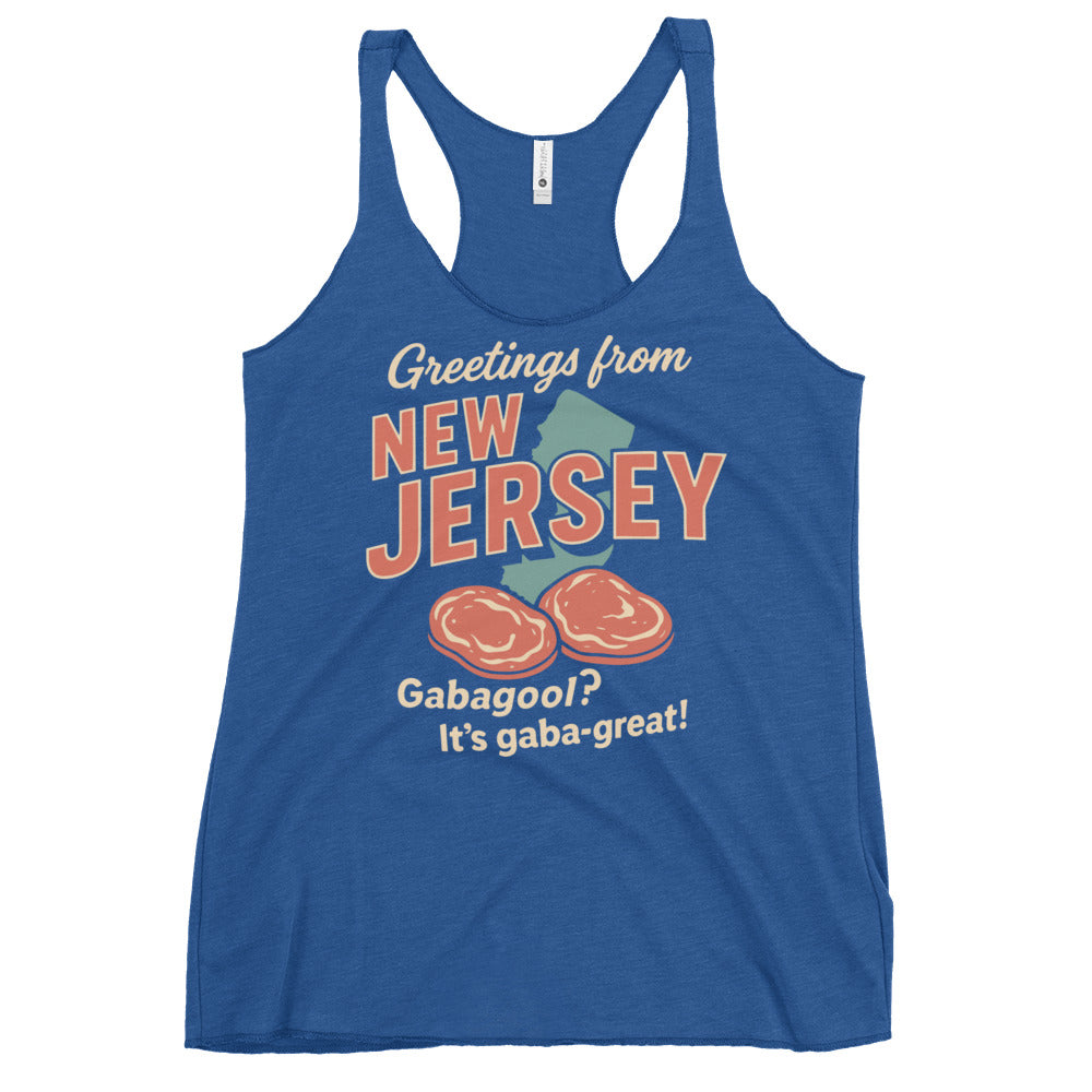 Greetings From New Jersey Women's Racerback Tank product image 4