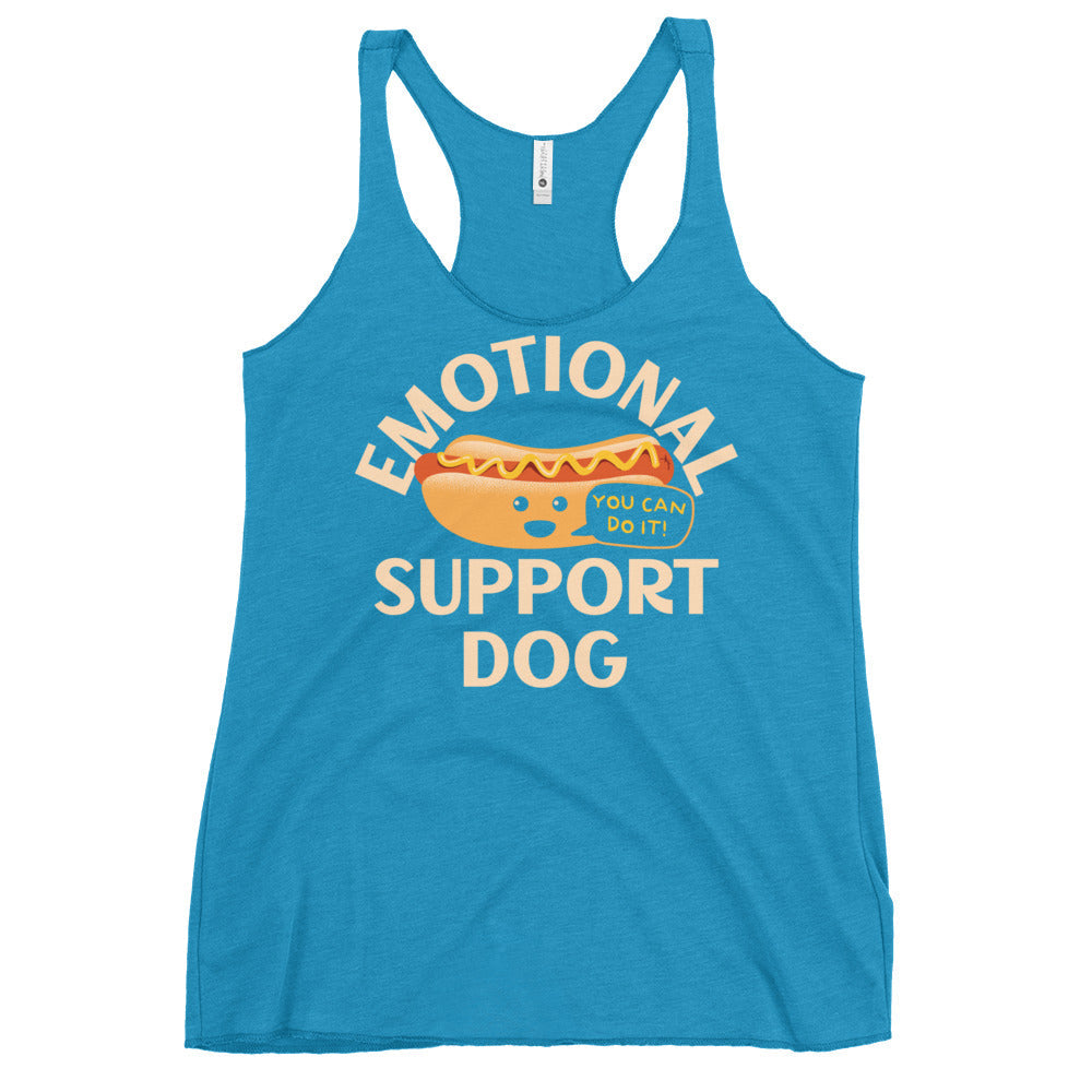 Emotional Support Dog Women's Racerback Tank