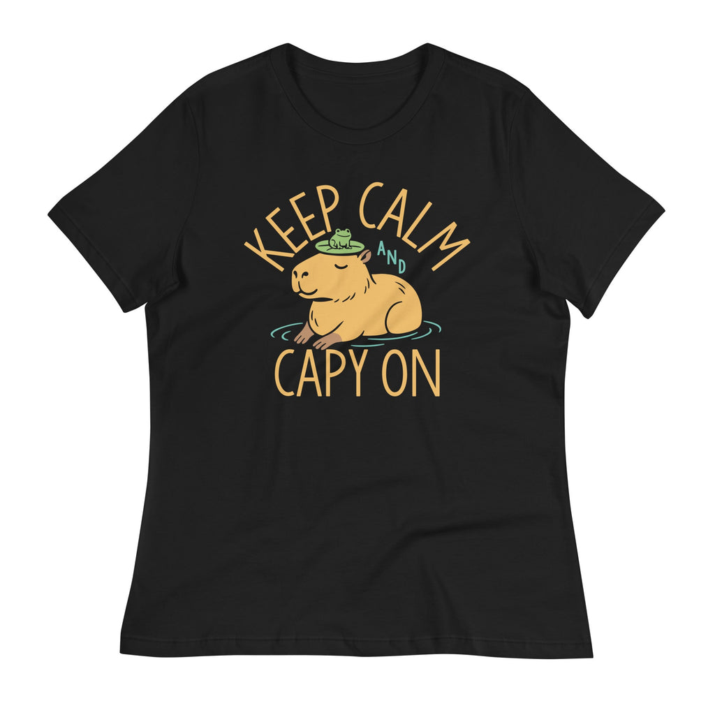 Keep Calm And Capy On Women's Signature Tee product image 2