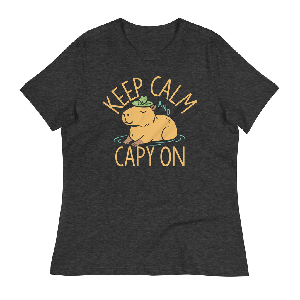 Keep Calm And Capy On Women's Signature Tee product image 3