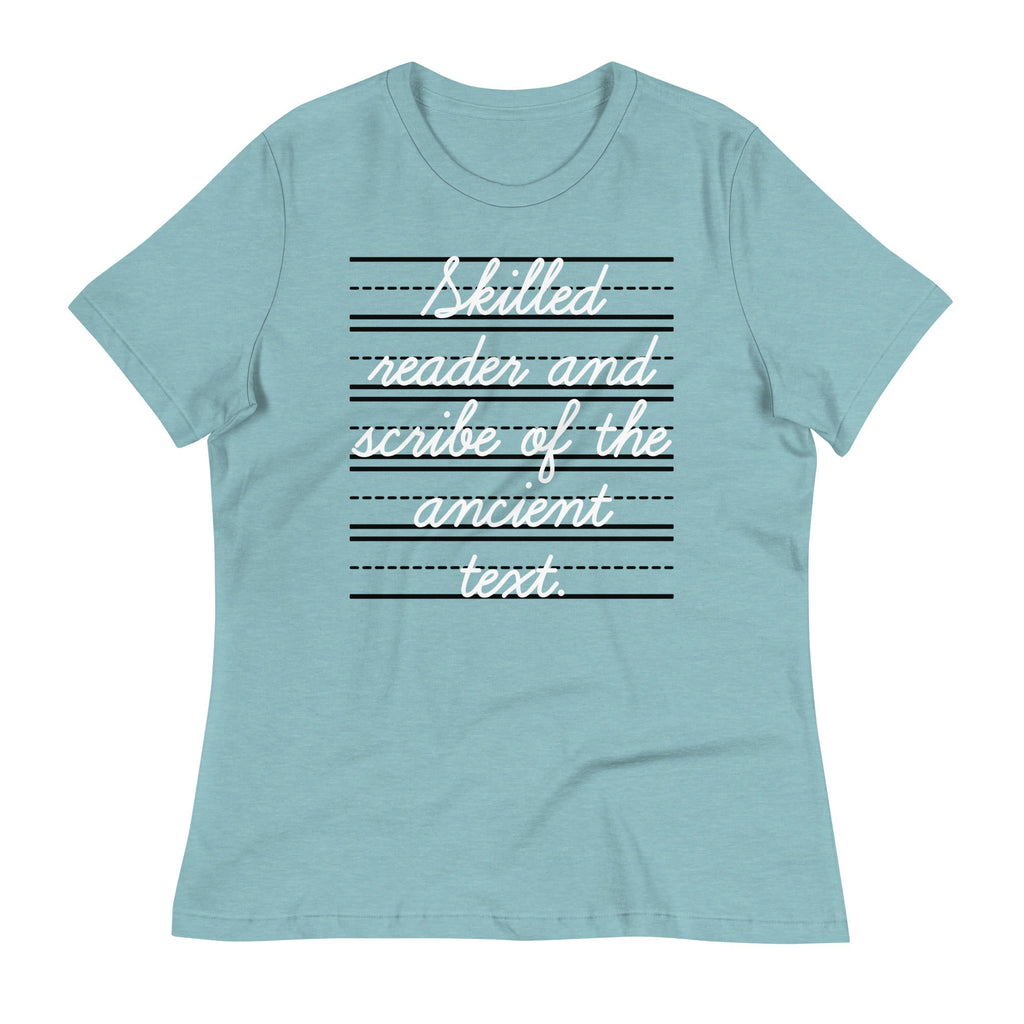 Skilled Reader And Scribe Of The Ancient Text Women's product image 6
