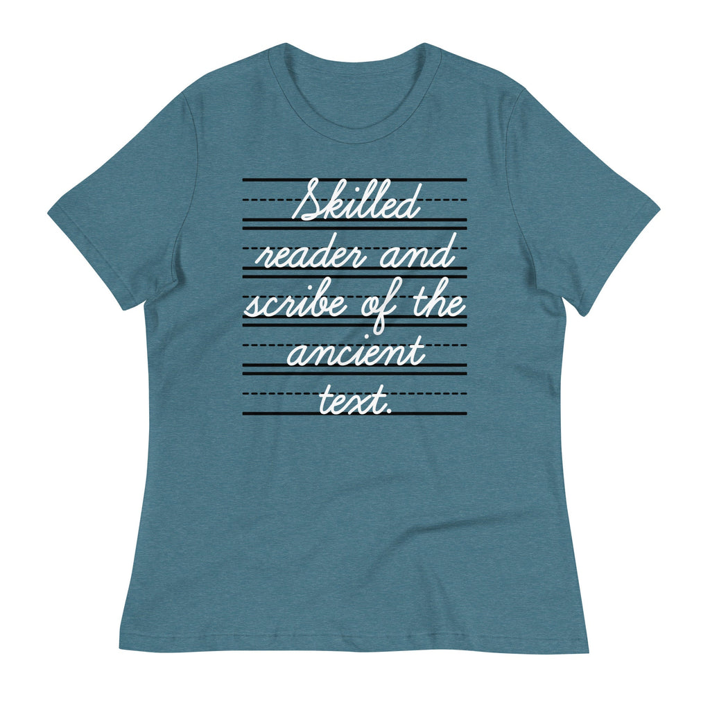 Skilled Reader And Scribe Of The Ancient Text Women's product image 1