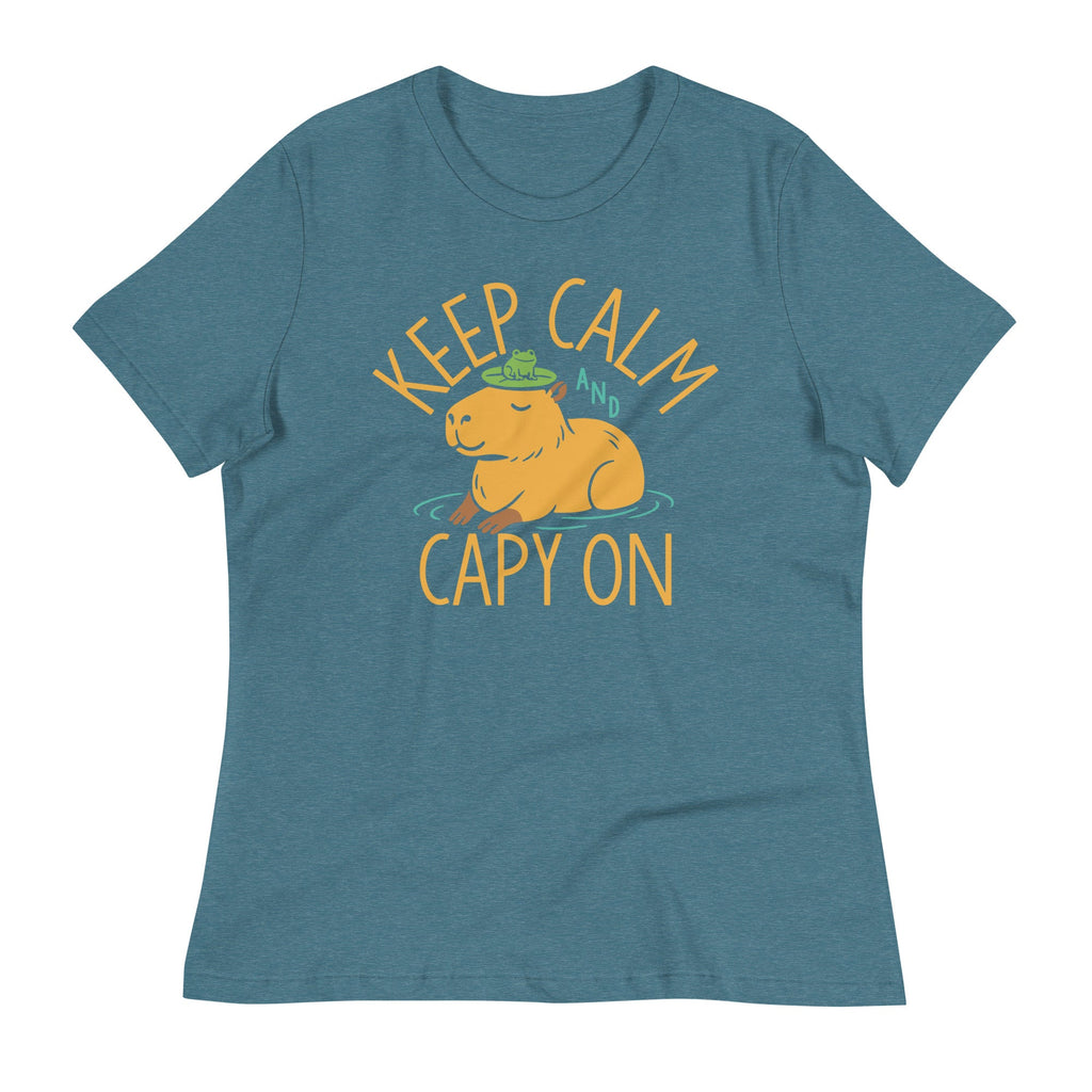 Keep Calm And Capy On Women's Signature Tee product image 7