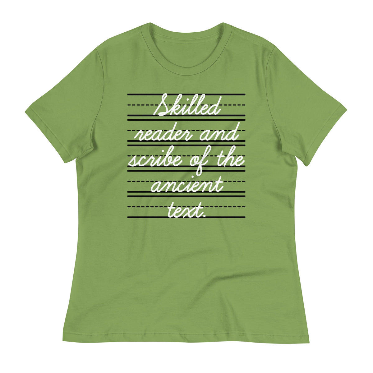 Skilled Reader And Scribe Of The Ancient Text Women's product image 3