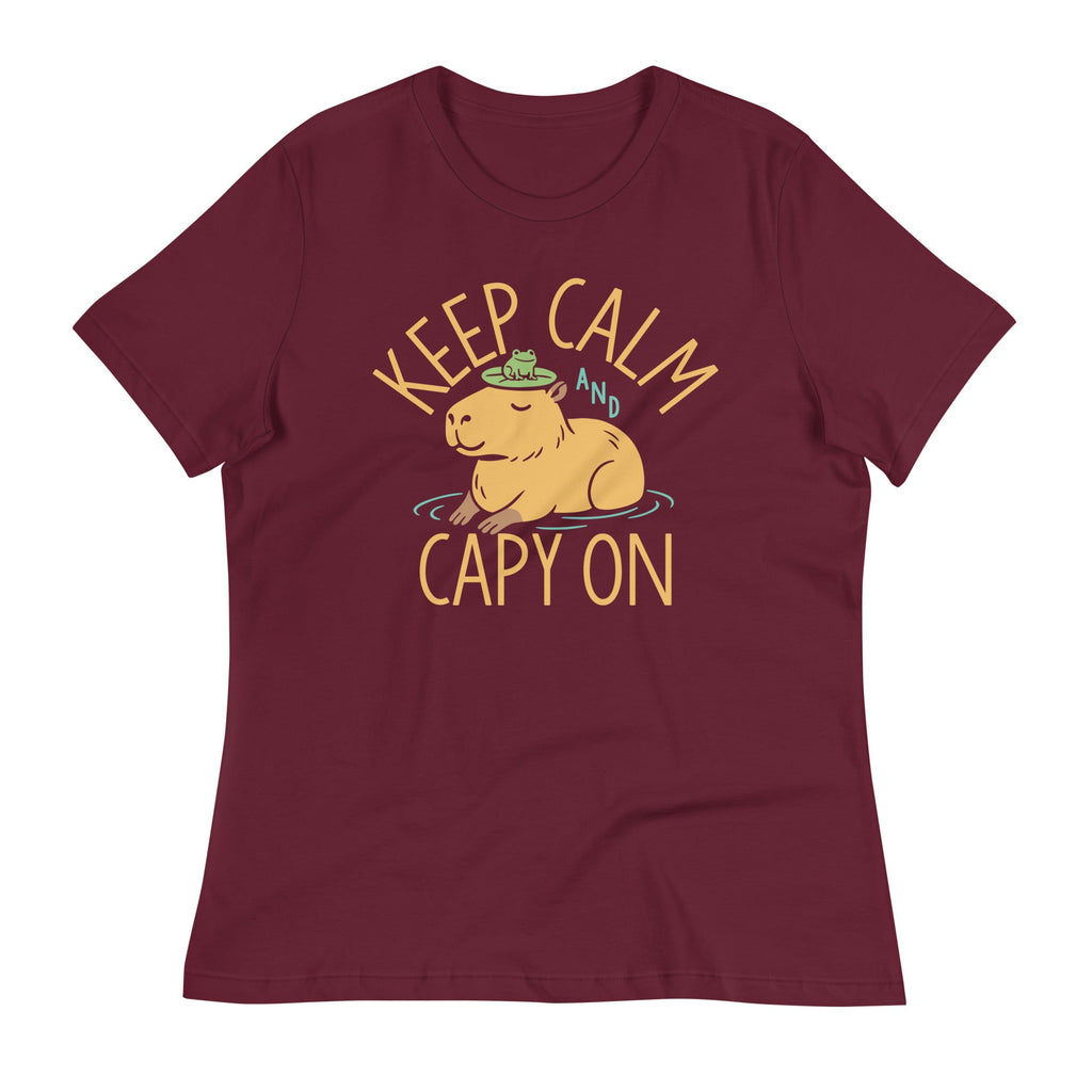 Keep Calm And Capy On Women's Signature Tee product image 4