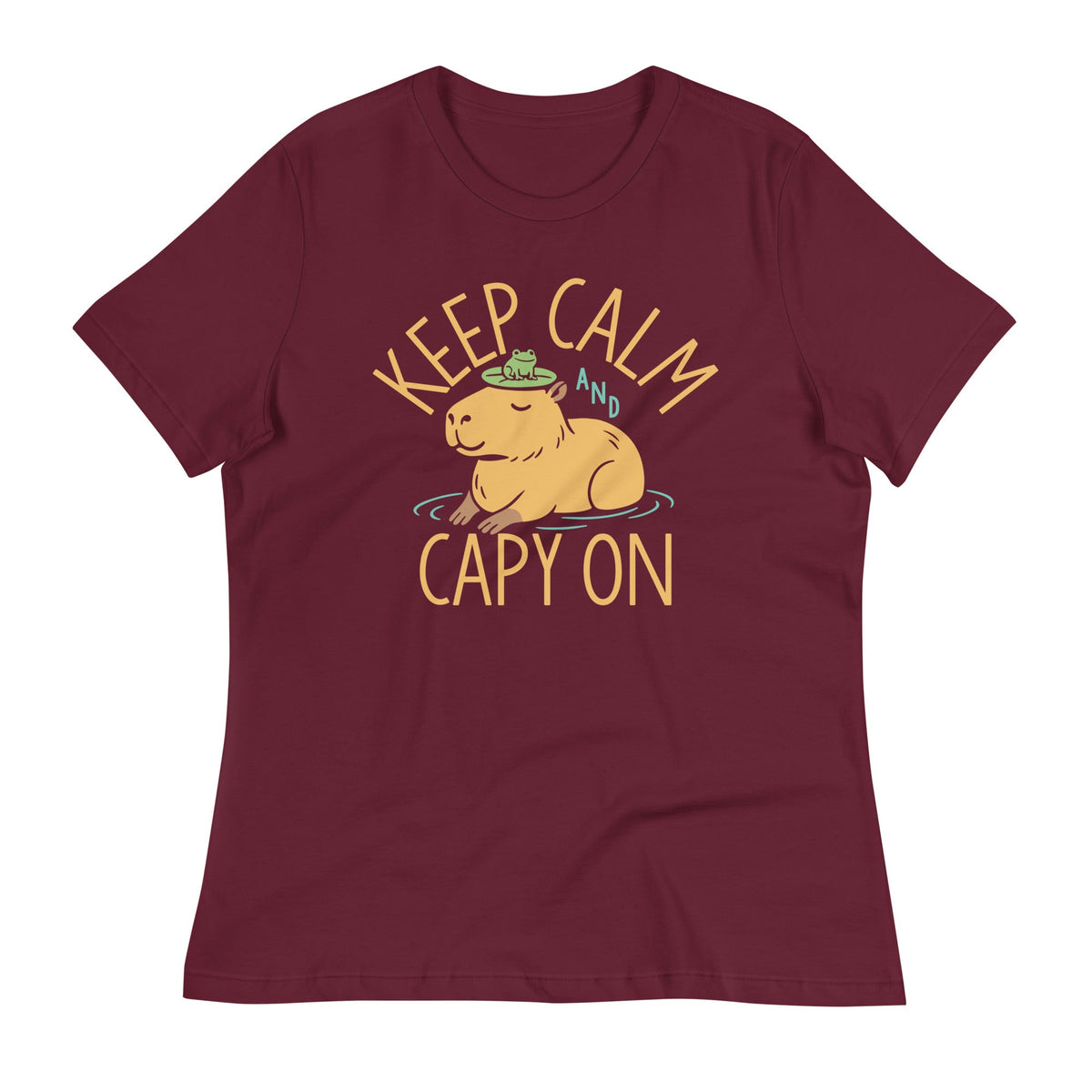 Keep Calm And Capy On Women's Signature Tee product image 4