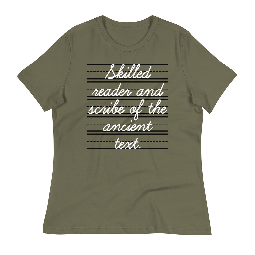 Skilled Reader And Scribe Of The Ancient Text Women's product image 4