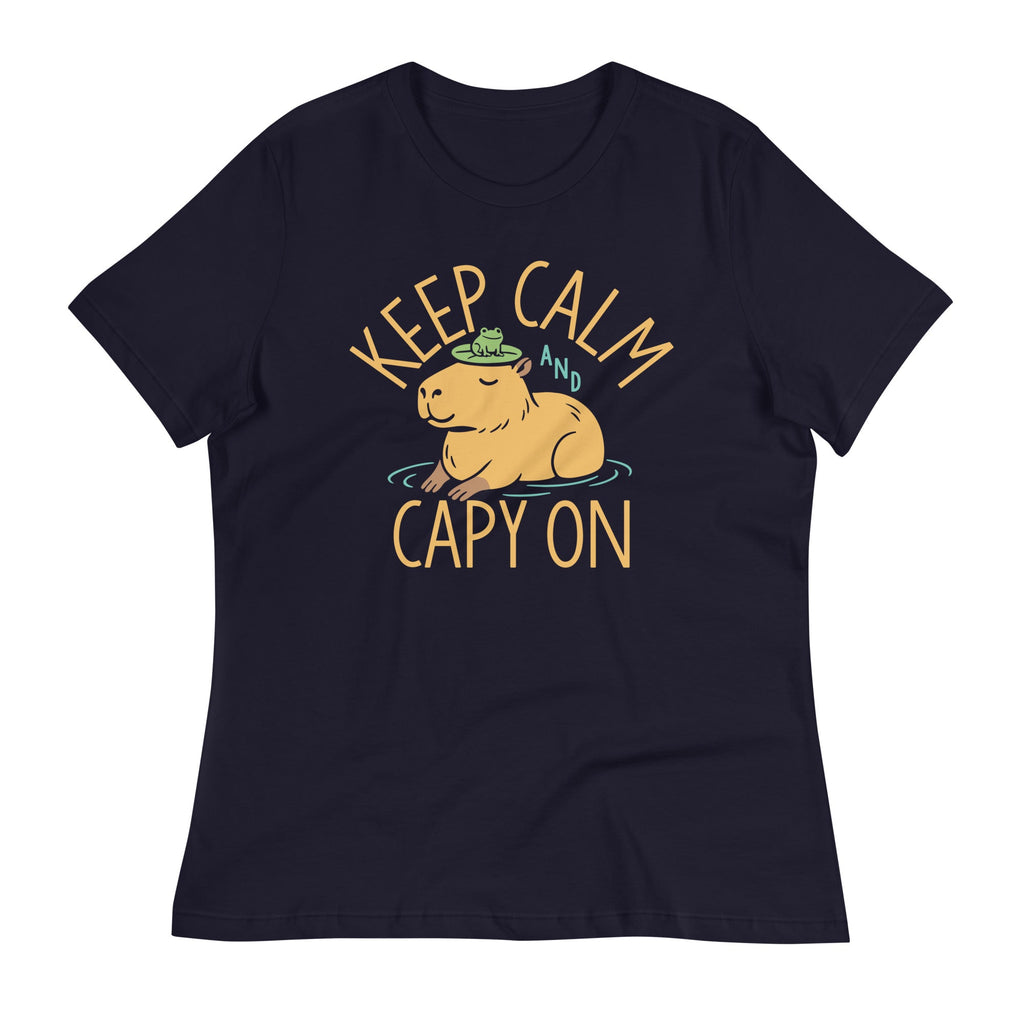 Keep Calm And Capy On Women's Signature Tee product image 1