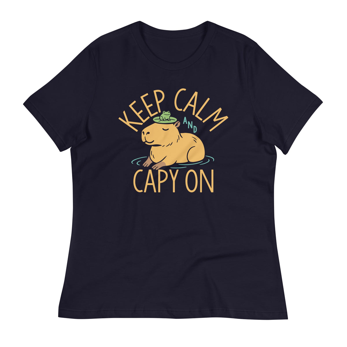 Keep Calm And Capy On Women's Signature Tee product image 1