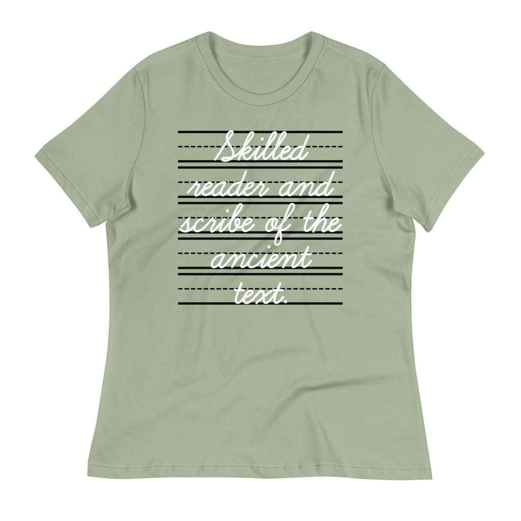 Skilled Reader And Scribe Of The Ancient Text Women's product image 7