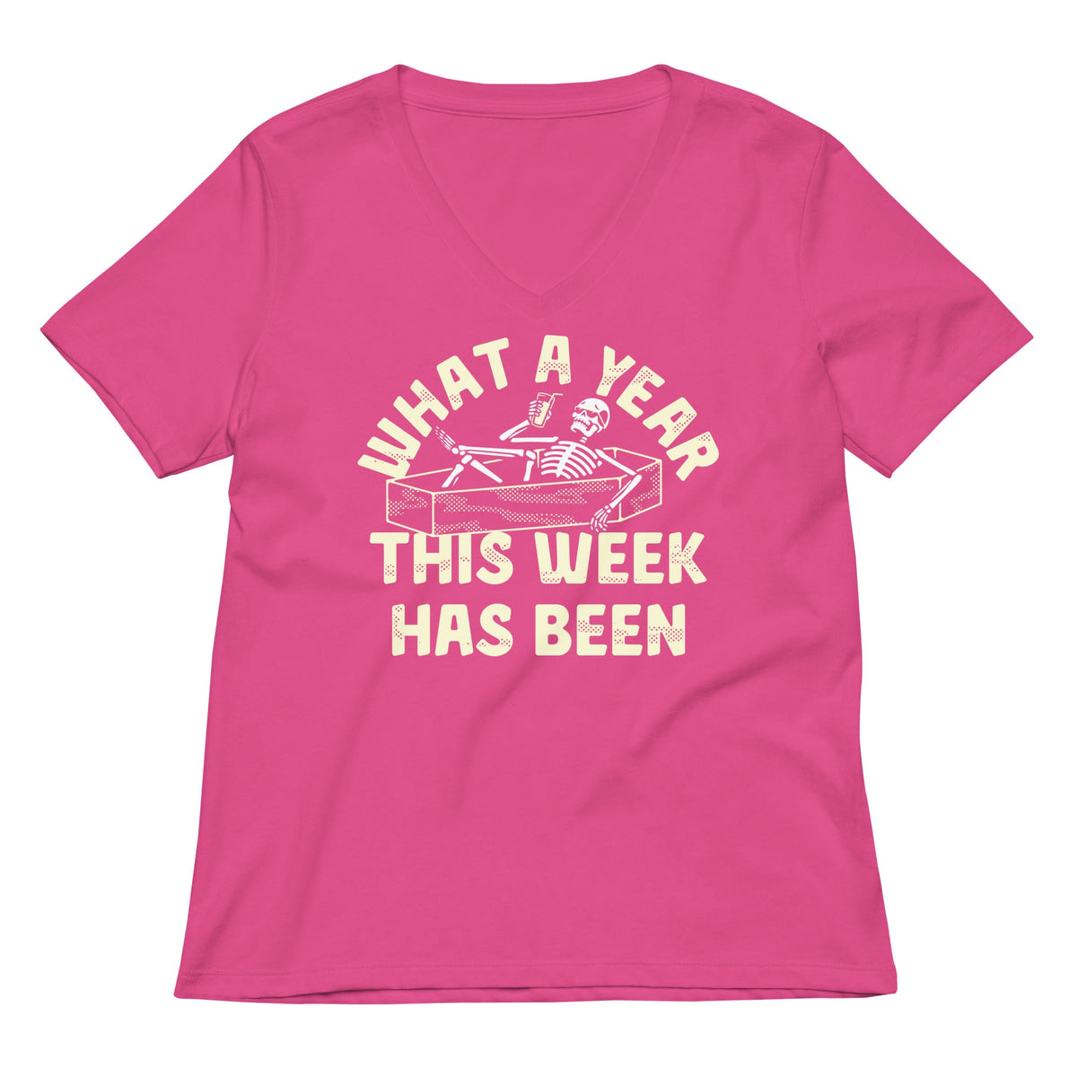 What A Year This Week Has Been Women's V-Neck Tee product image 6