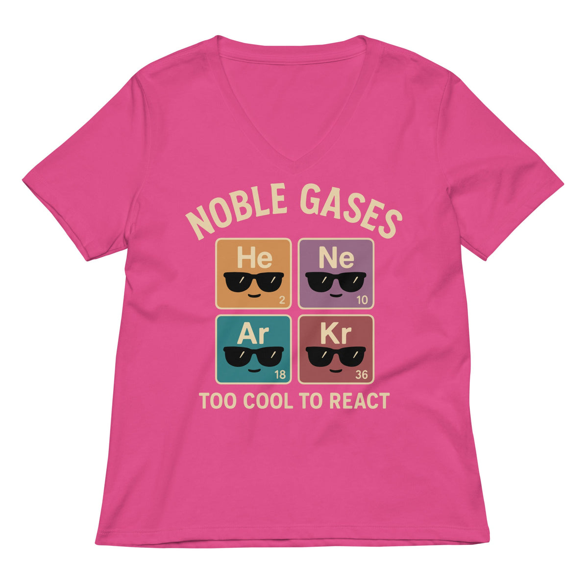 Noble Gases Women's V-Neck Tee product image 4