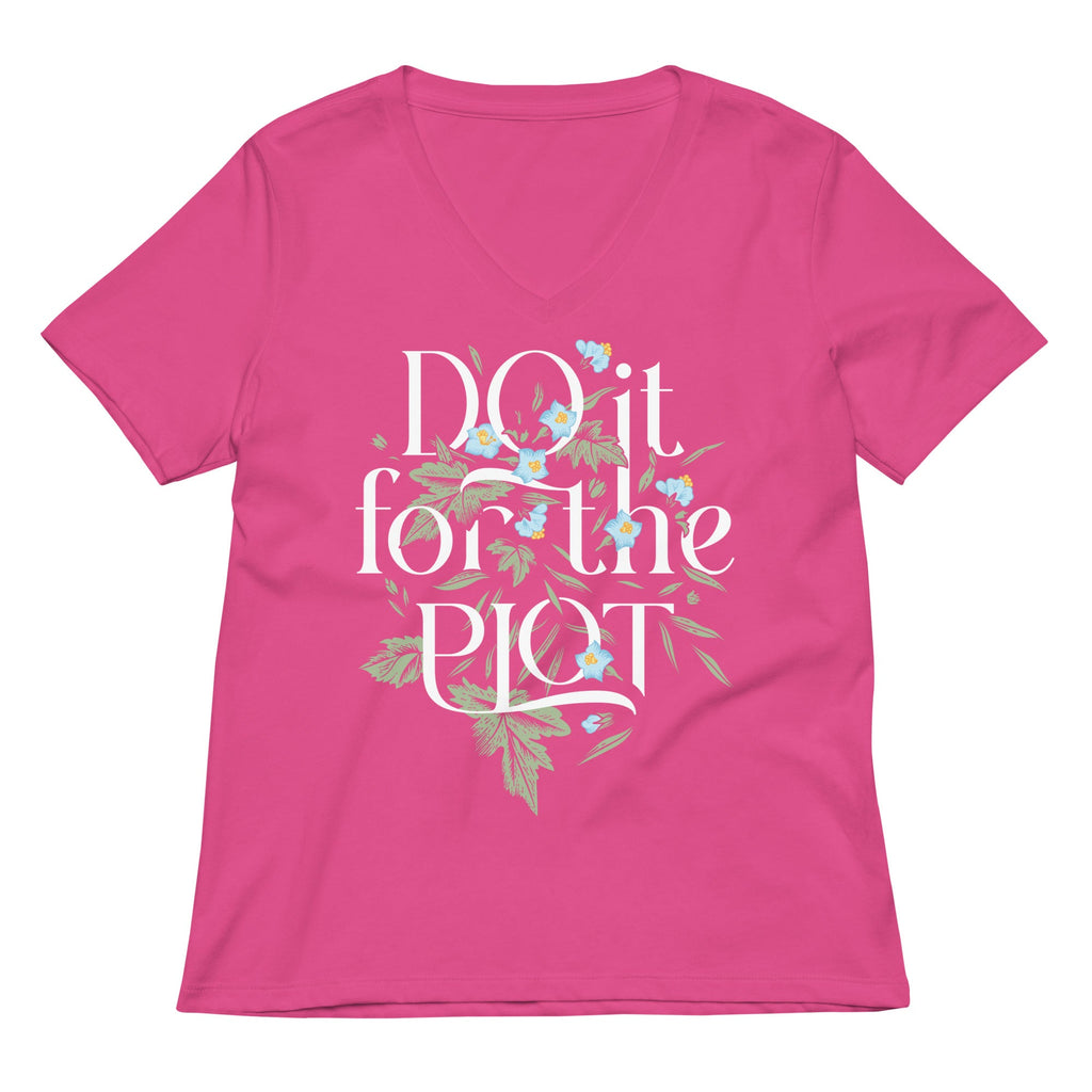 Do It For The Plot Women's V-Neck Tee product image 5