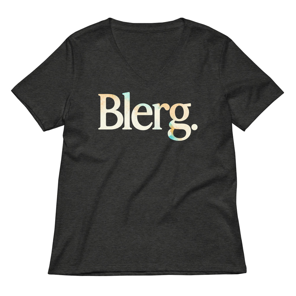Blerg Women's V-Neck Tee product image 3
