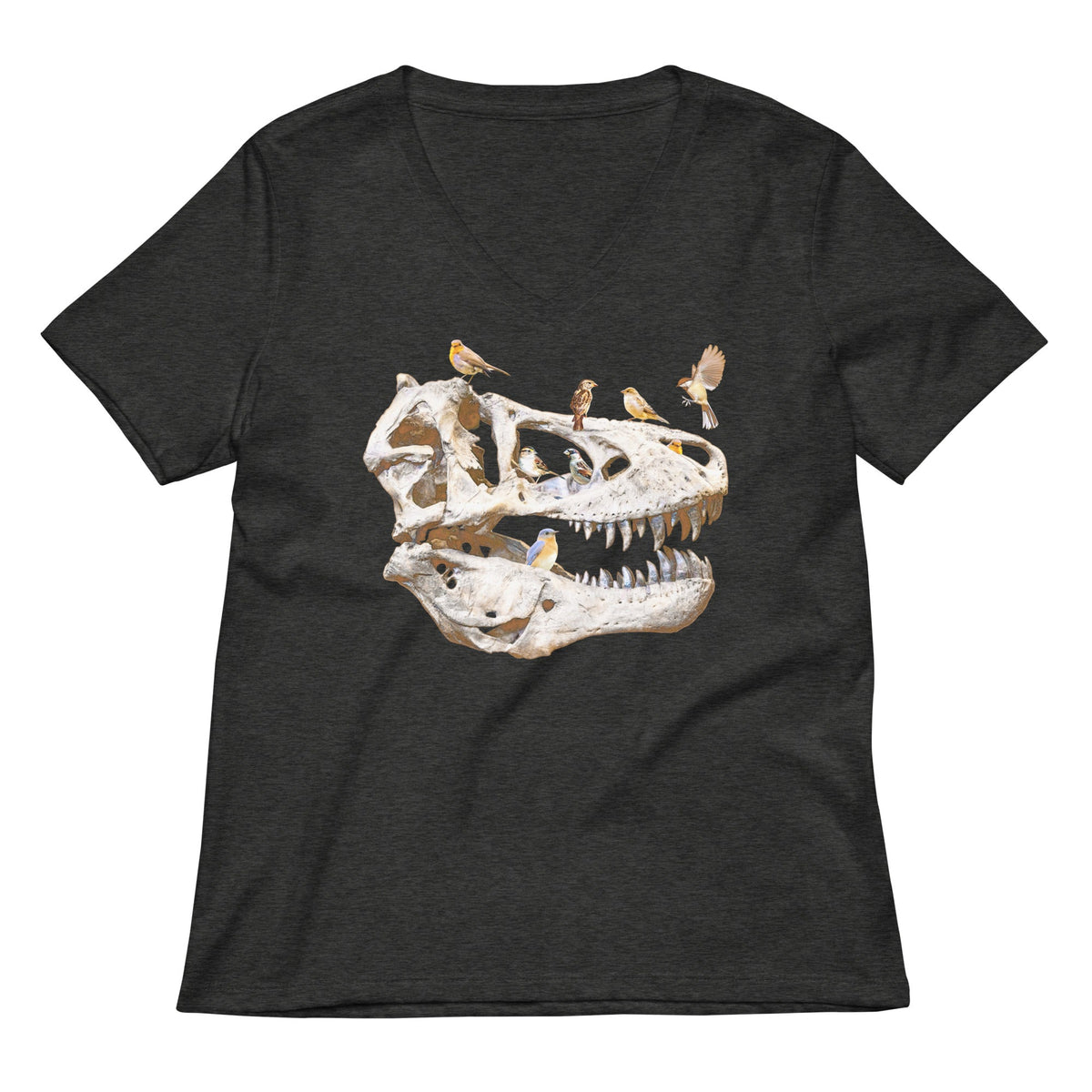 Bird Bones Women's V-Neck Tee product image 3