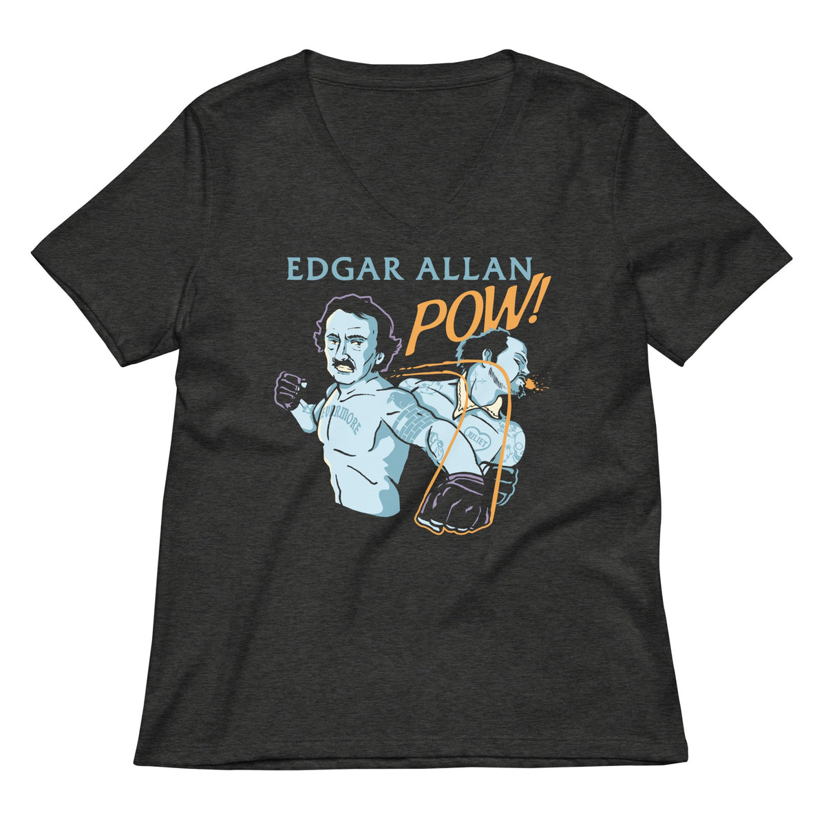 Edgar Allan Pow! Women's V-Neck Tee product image 3