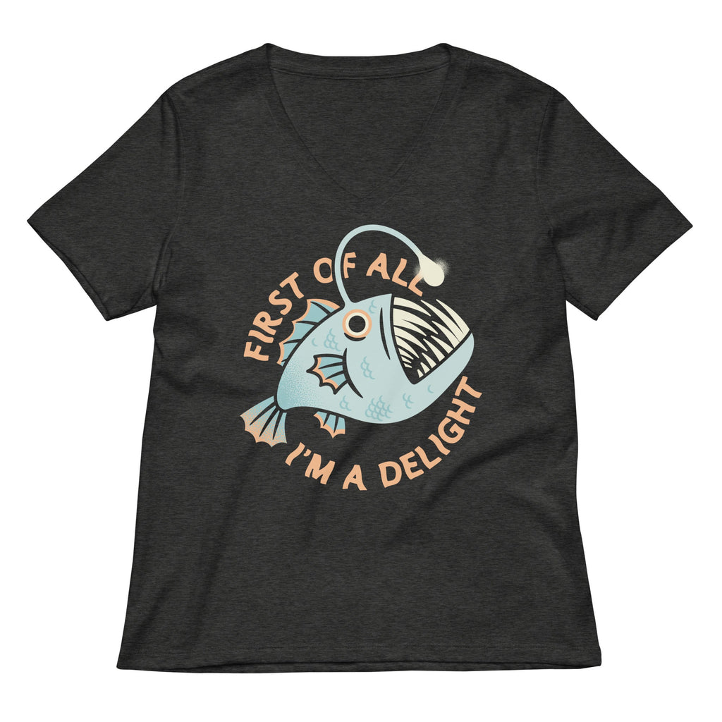 First Of All I'm A Delight Women's V-Neck Tee product image 1