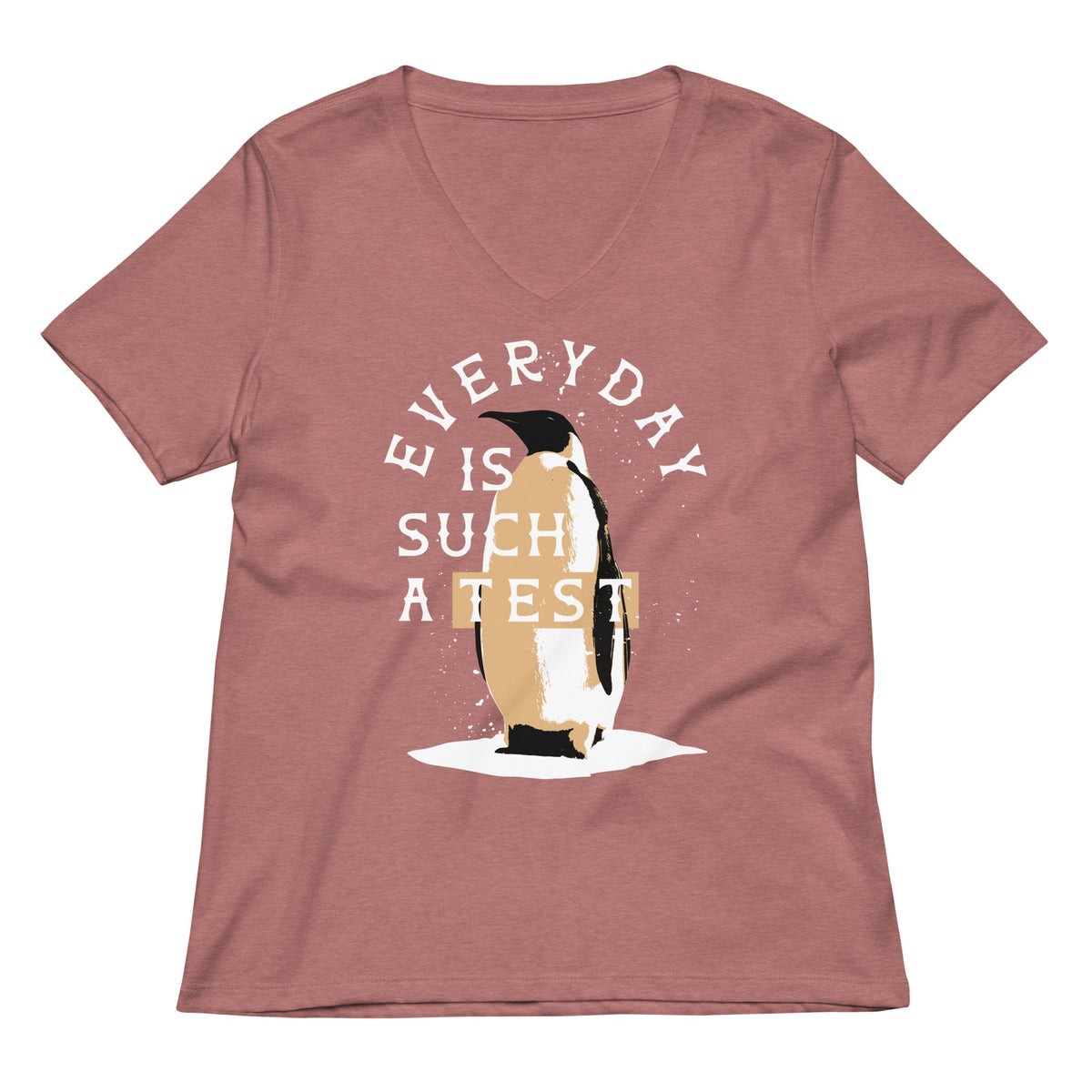 Everyday Is Such A Test Women's V-Neck Tee product image 2