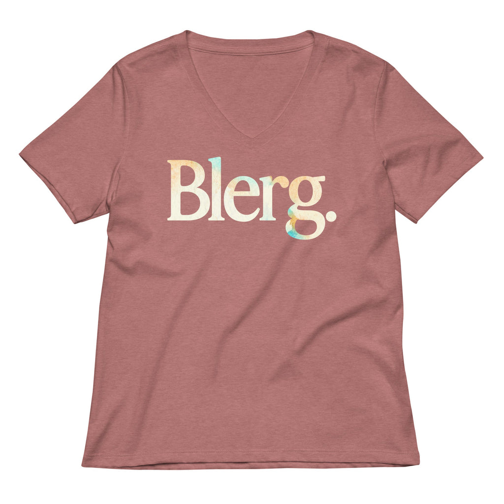 Blerg Women's V-Neck Tee product image 5