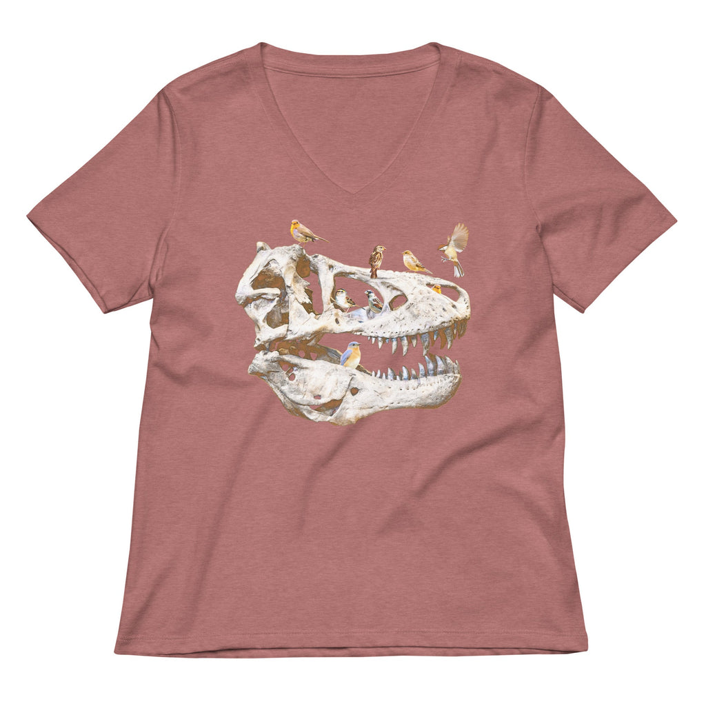 Bird Bones Women's V-Neck Tee product image 5