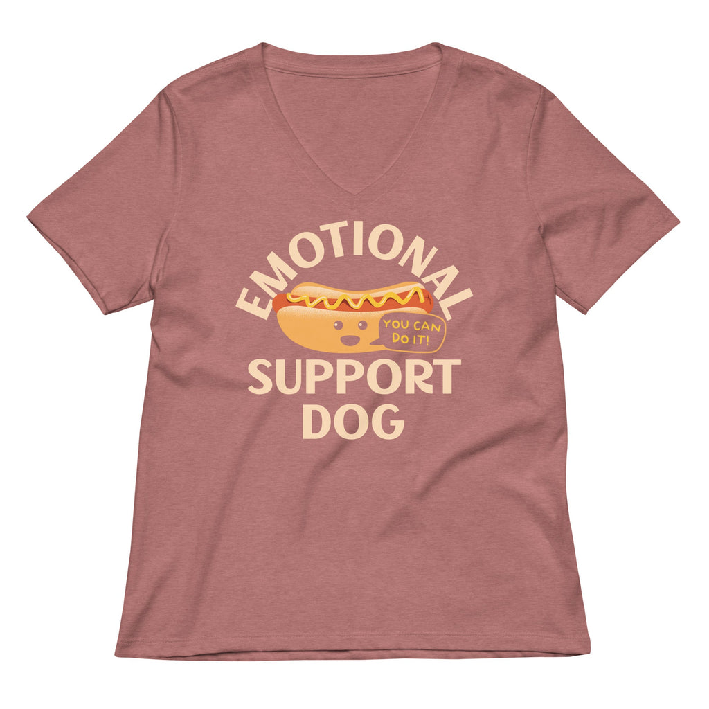 Emotional Support Dog Women's V-Neck Tee product image 5