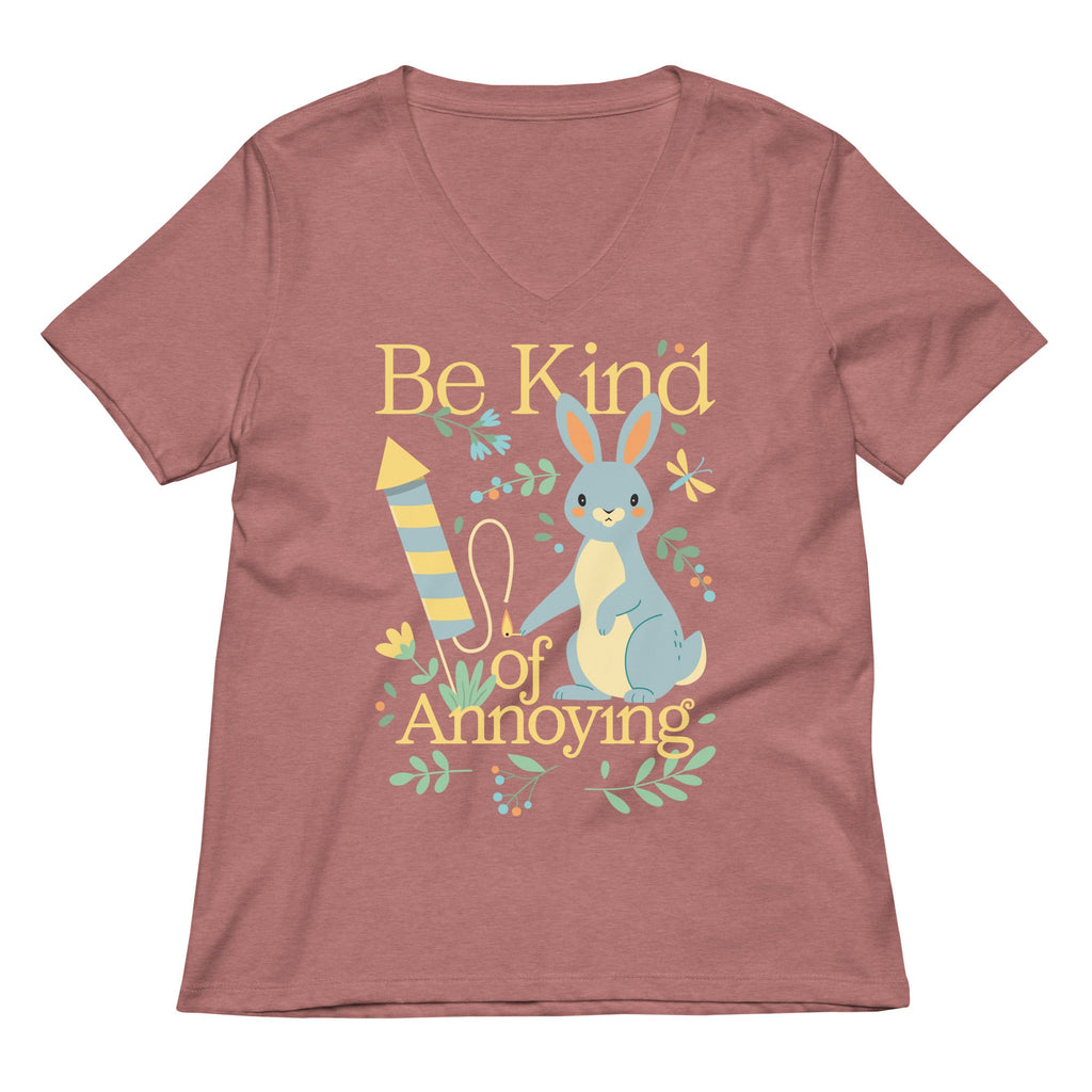 Be Kind Of Annoying Women's V-Neck Tee product image 5