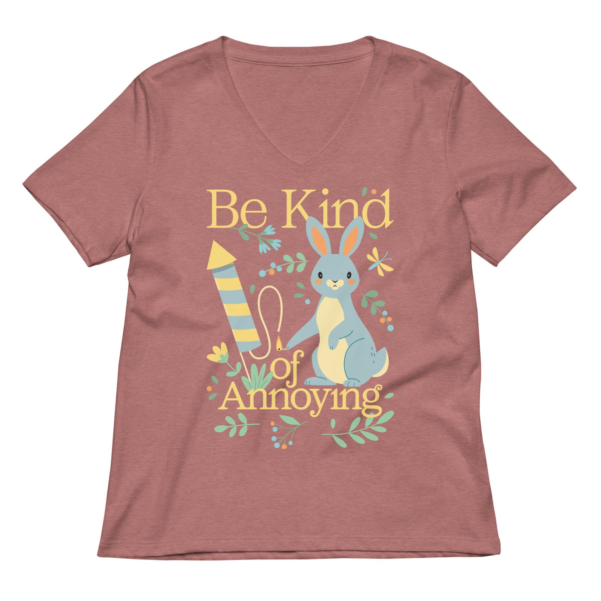Be Kind Of Annoying Women's V-Neck Tee product image 5