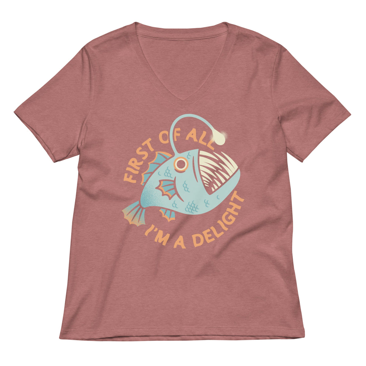 First Of All I'm A Delight Women's V-Neck Tee product image 5