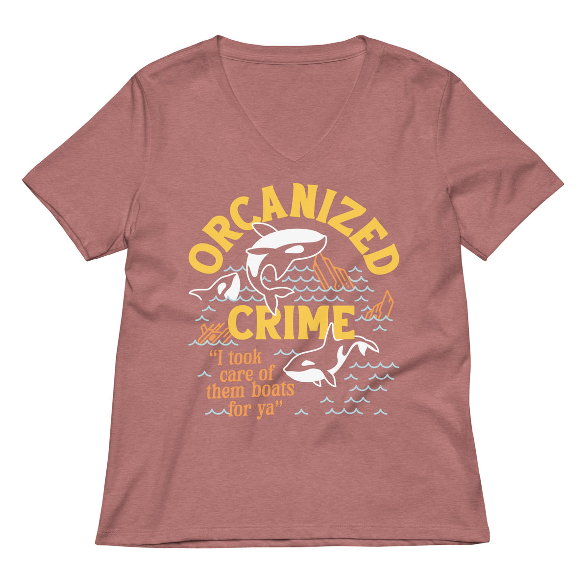 Orcanized Crime Women's V-Neck Tee product image 5