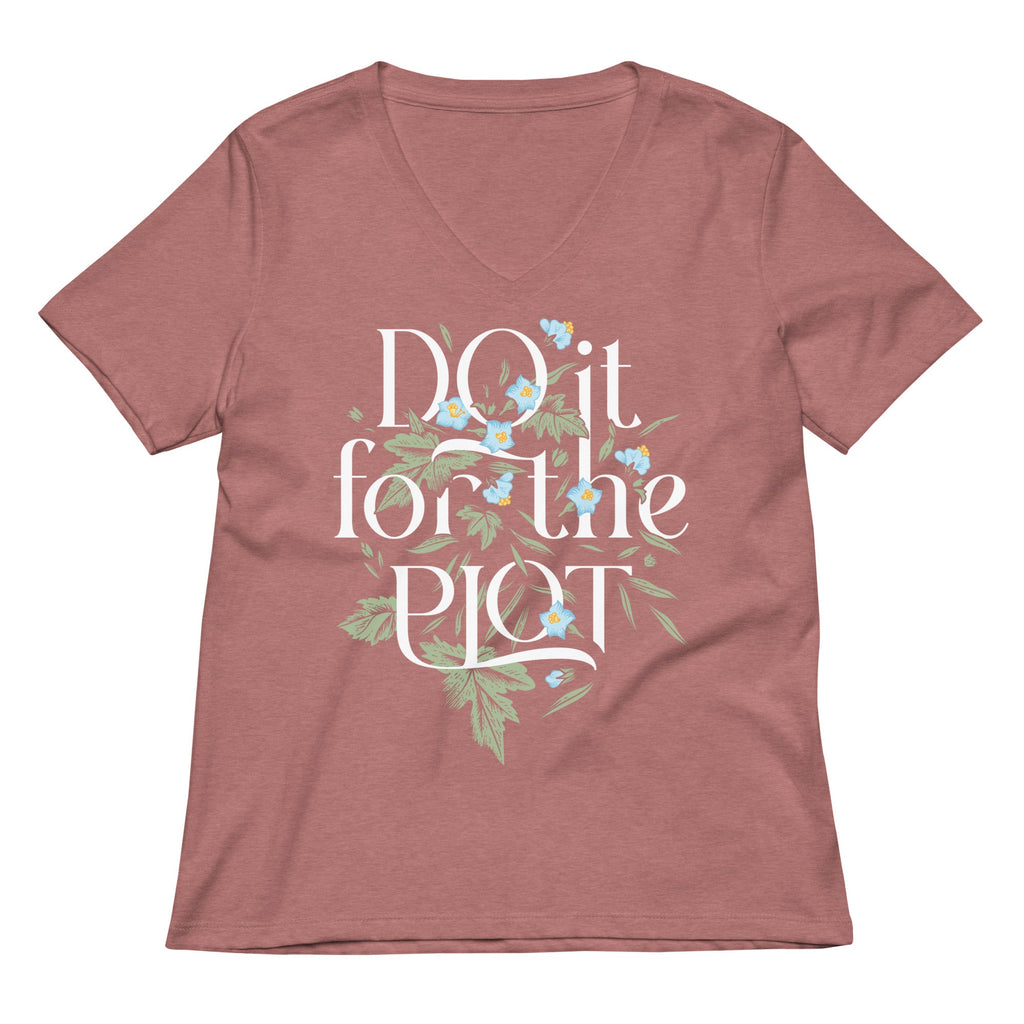 Do It For The Plot Women's V-Neck Tee product image 6