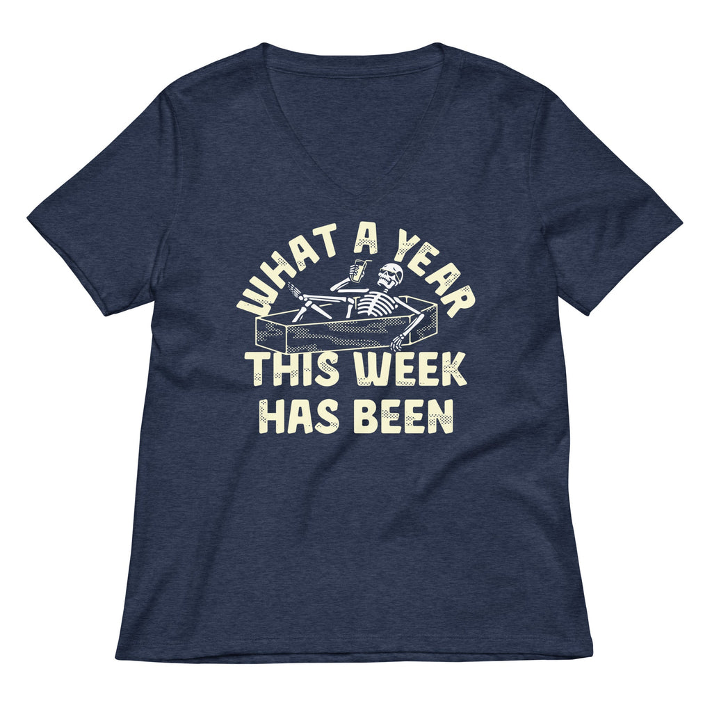 What A Year This Week Has Been Women's V-Neck Tee product image 3