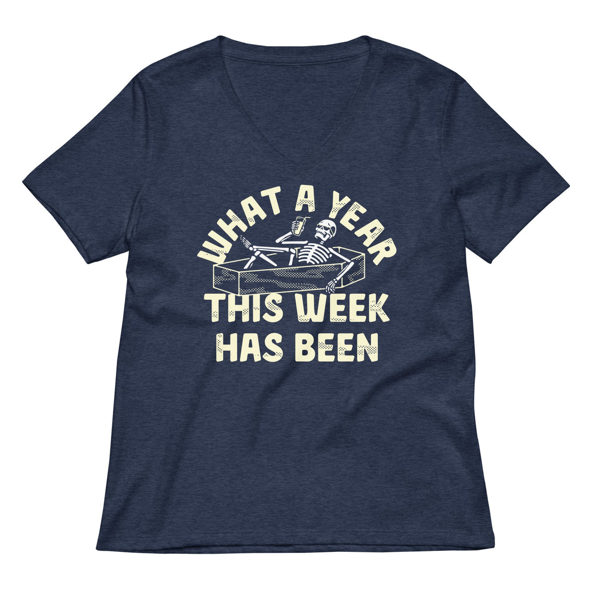 What A Year This Week Has Been Women's V-Neck Tee product image 3