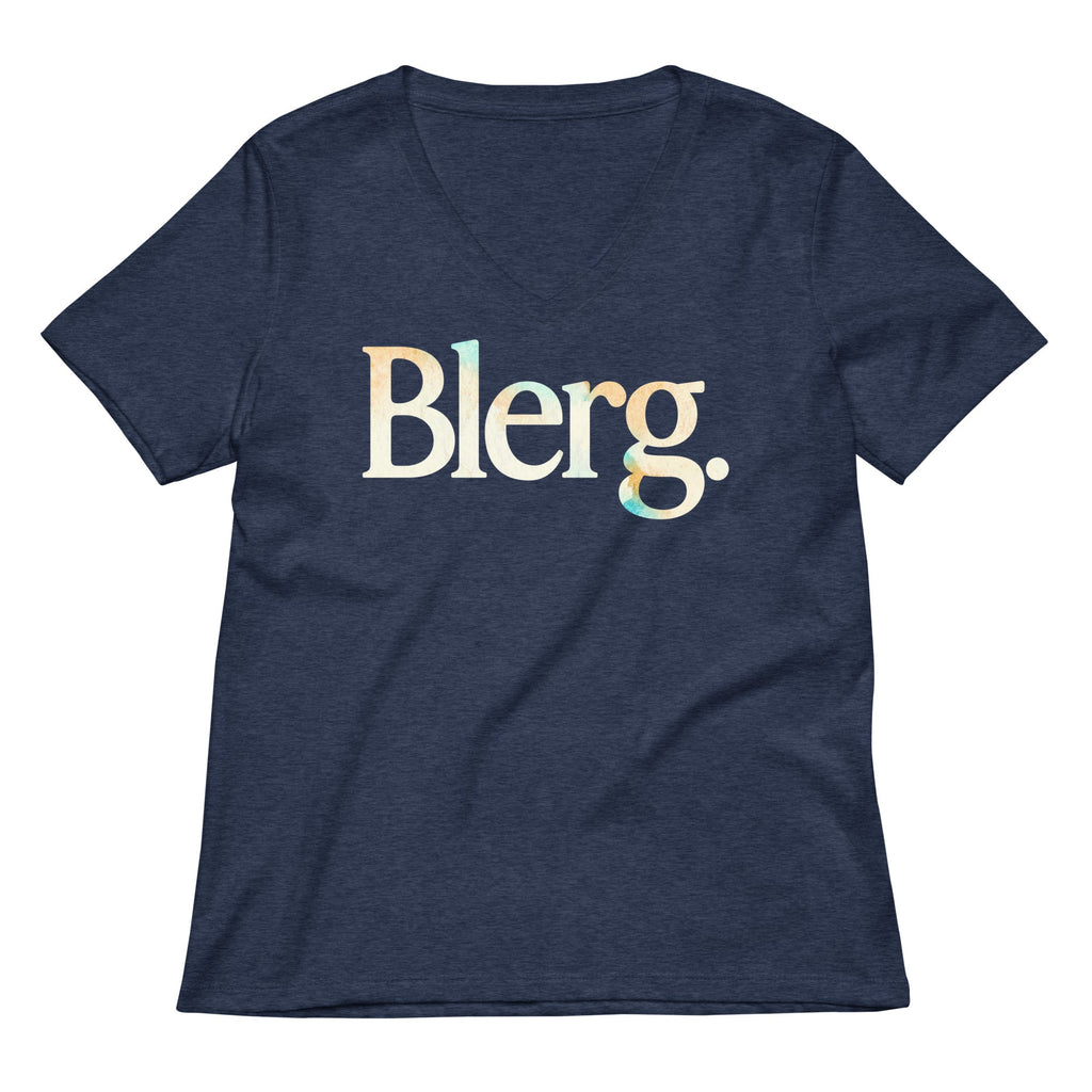 Blerg Women's V-Neck Tee product image 1