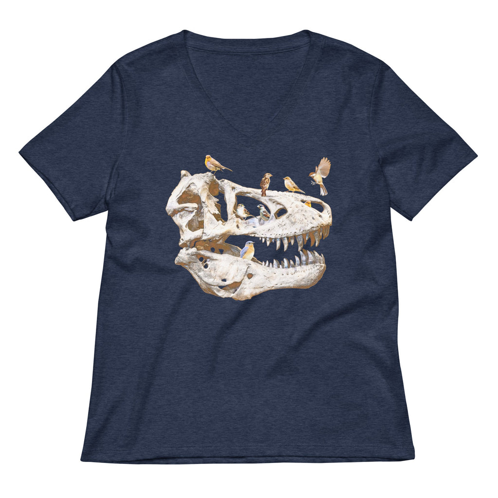 Bird Bones Women's V-Neck Tee product image 1
