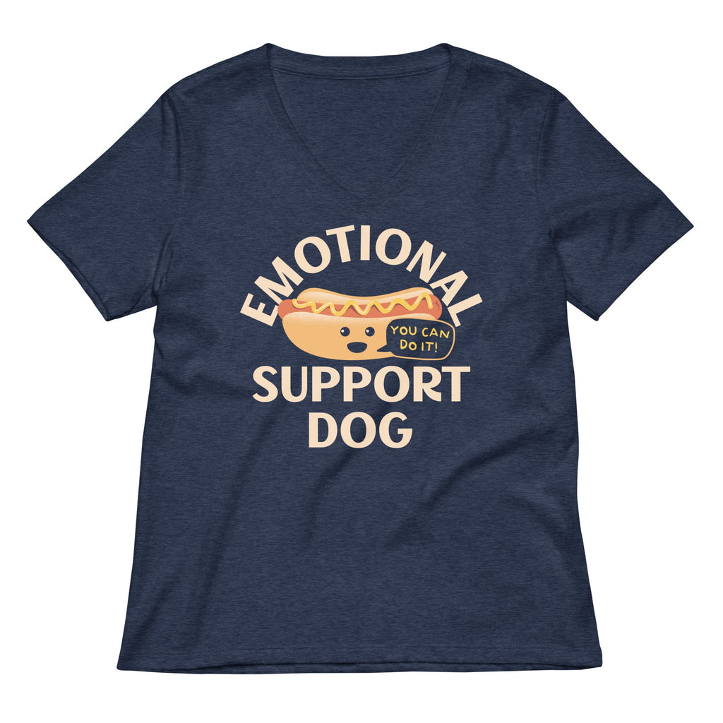 Emotional Support Dog Women's V-Neck Tee product image 1