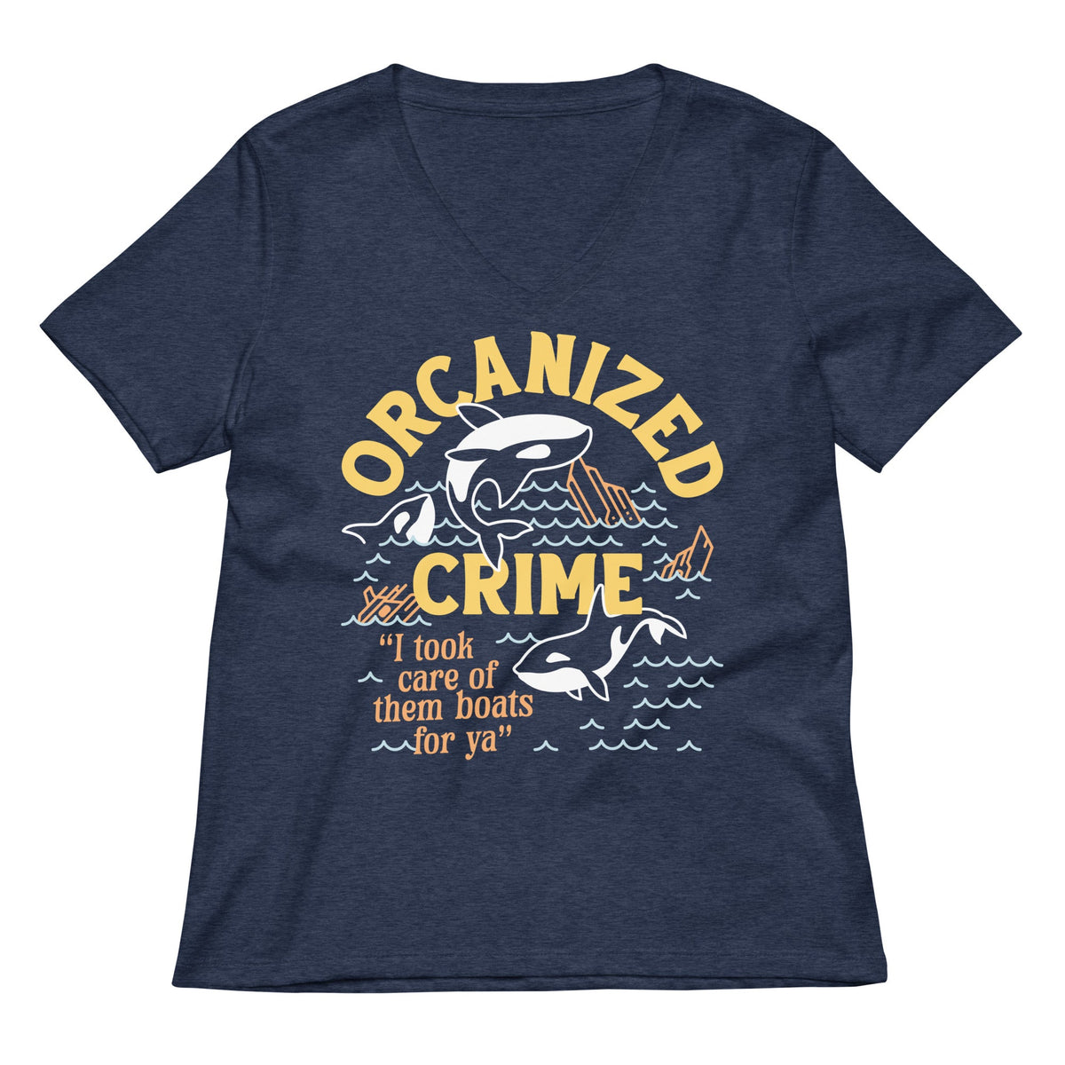 Orcanized Crime Women's V-Neck Tee product image 2