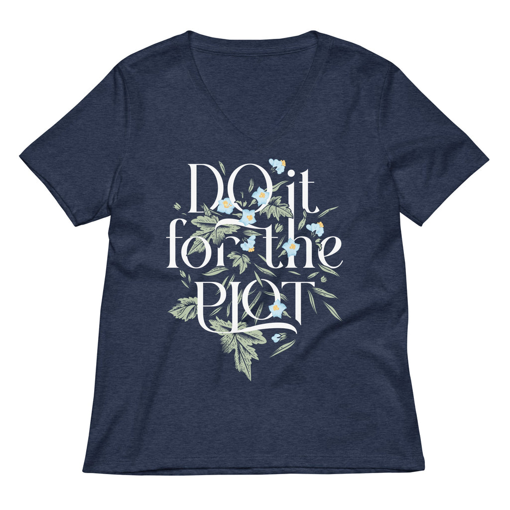 Do It For The Plot Women's V-Neck Tee product image 3