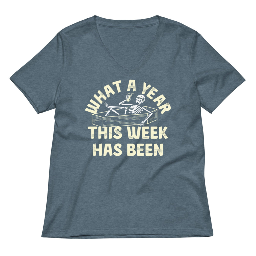 What A Year This Week Has Been Women's V-Neck Tee product image 4