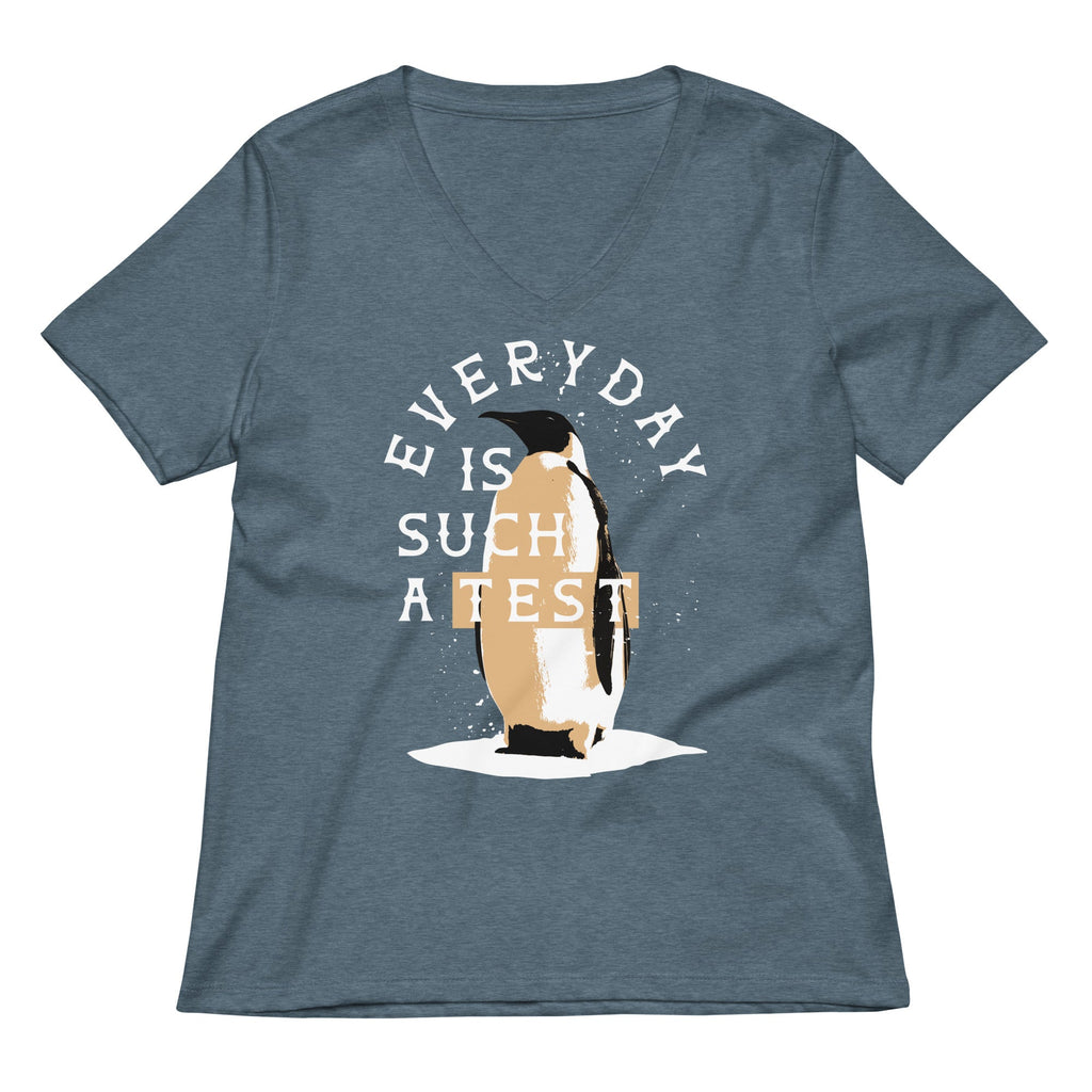 Everyday Is Such A Test Women's V-Neck Tee product image 1