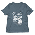 Emile Thanks You Women's V-Neck Tee product image 1