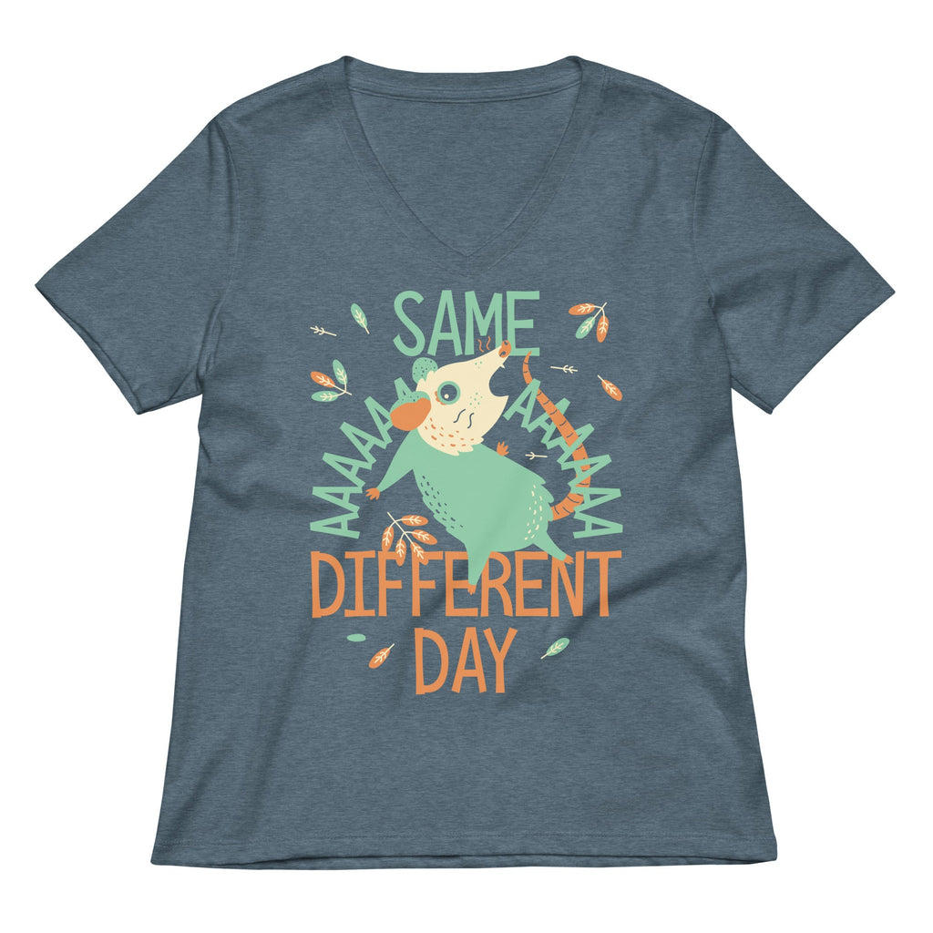 Same Aaaa Different Day Women's V-Neck Tee product image 4