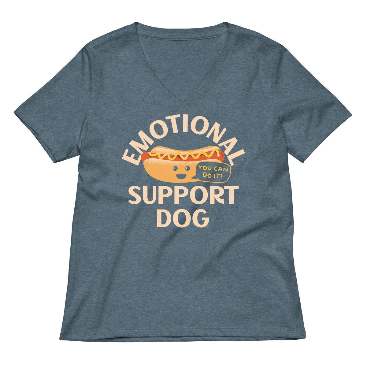 Emotional Support Dog Women's V-Neck Tee product image 4