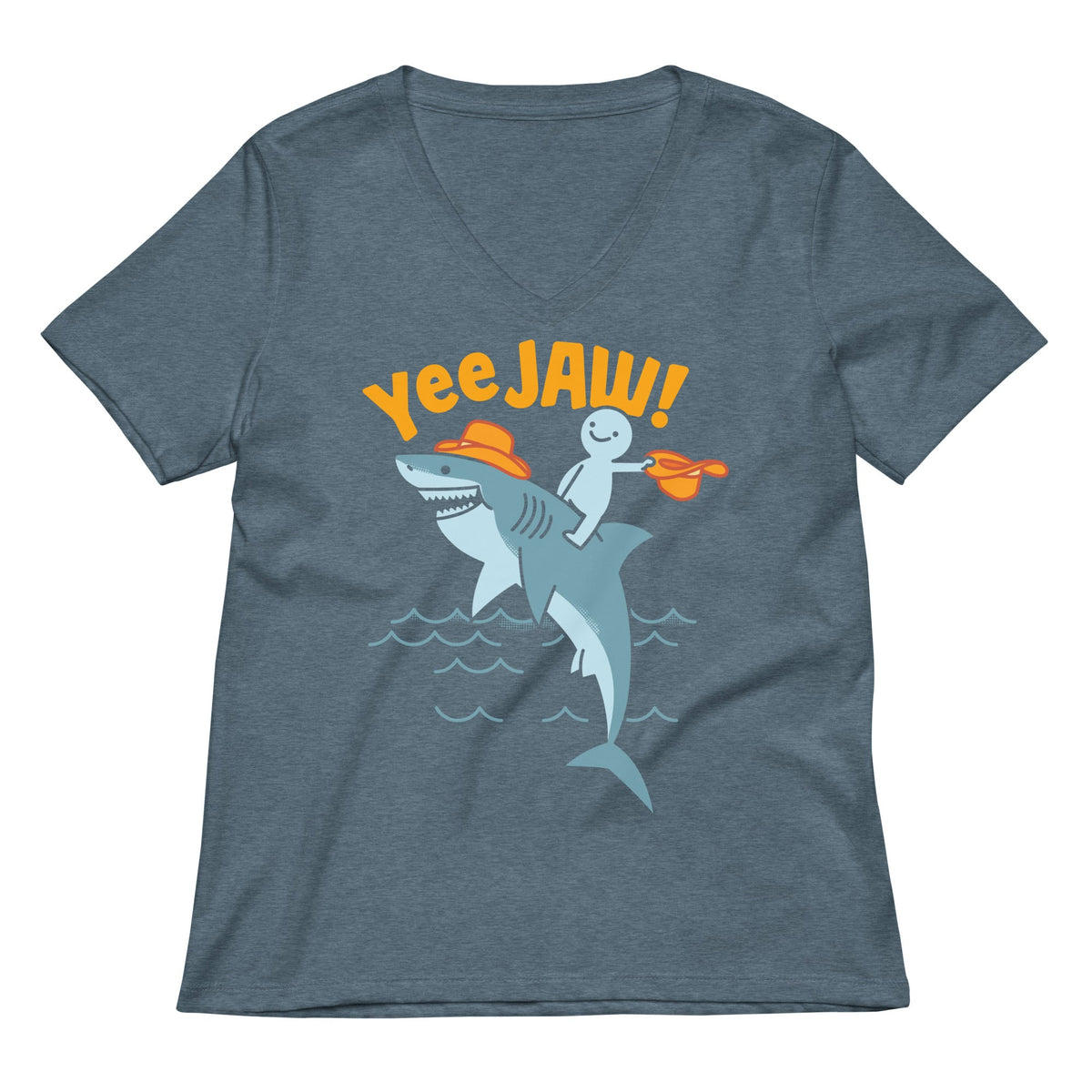 Yee Jaw! Women's V-Neck Tee product image 4