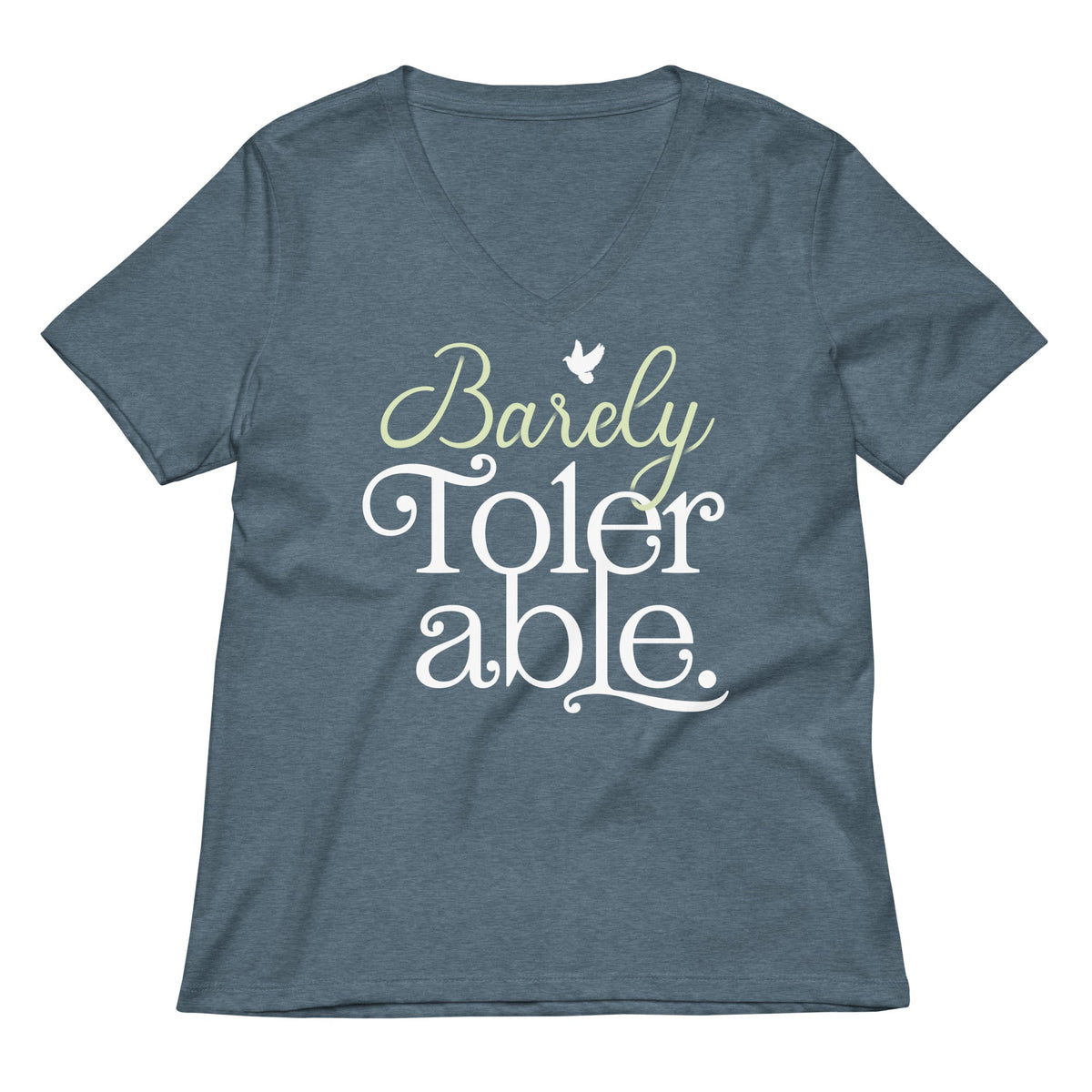 Barely Tolerable Women's V-Neck Tee product image 4