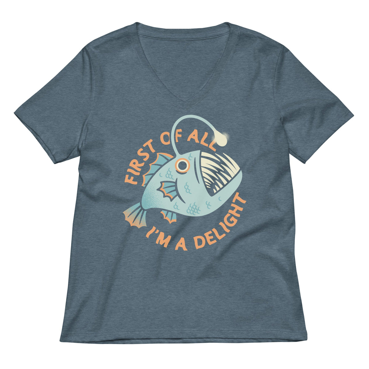 First Of All I'm A Delight Women's V-Neck Tee product image 4