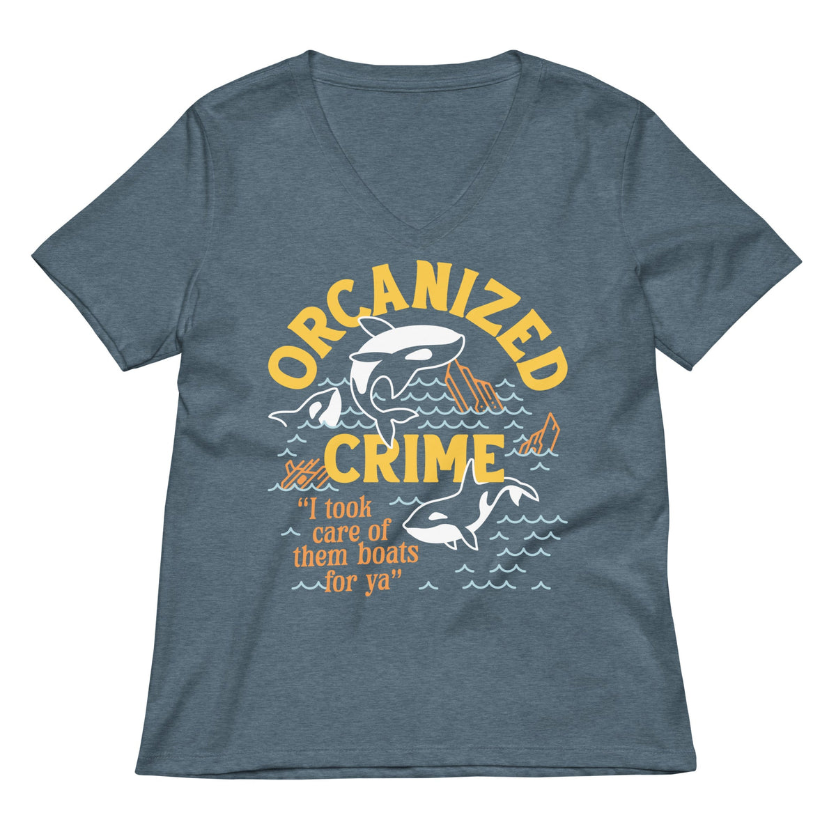 Orcanized Crime Women's V-Neck Tee product image 4